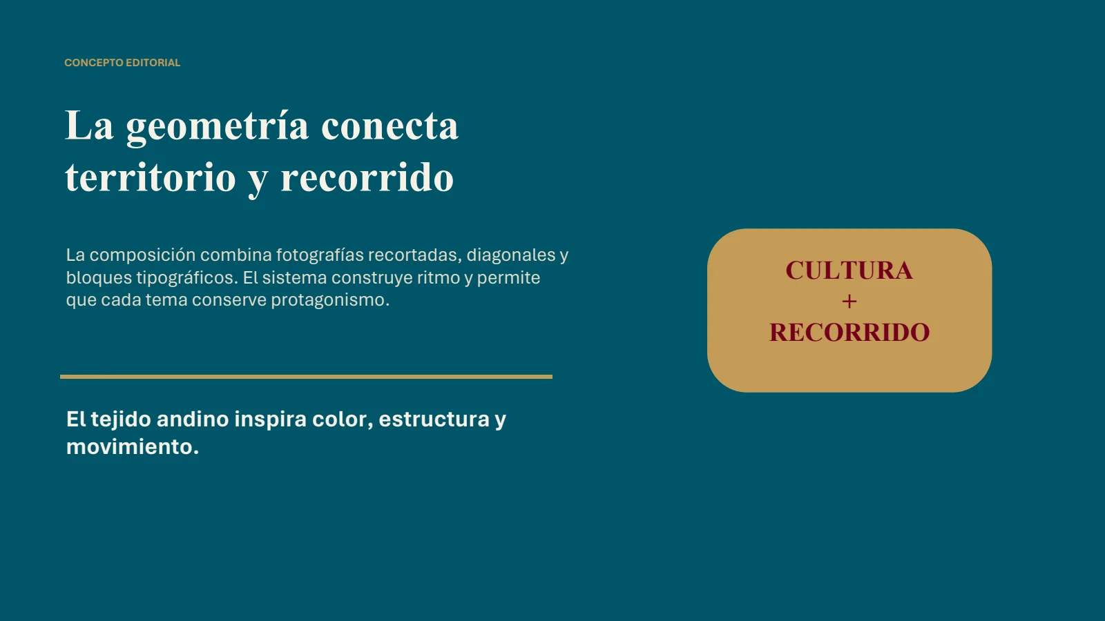 Concepto editorial cultura más recorrido