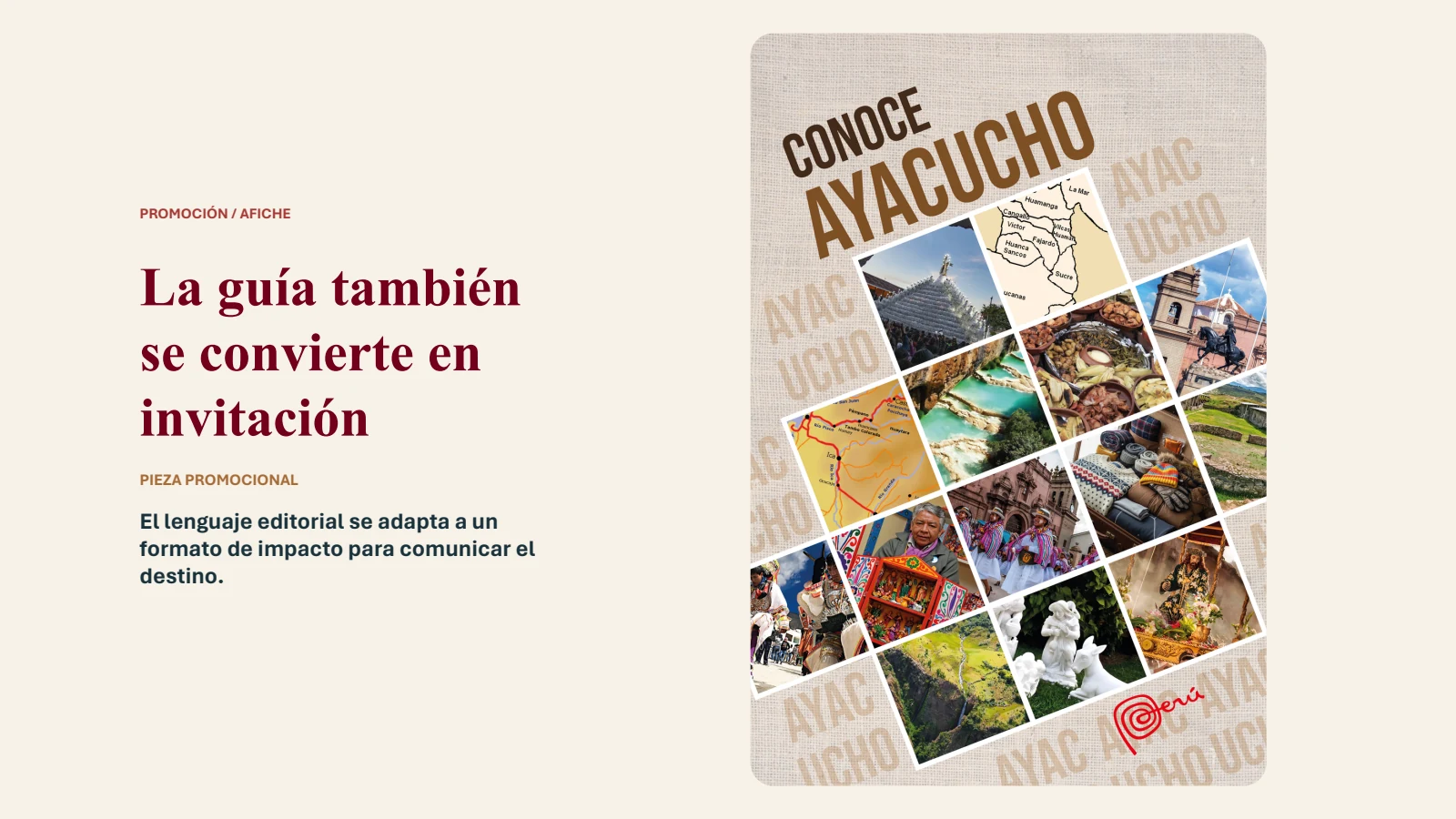 Afiche promocional Conoce Ayacucho