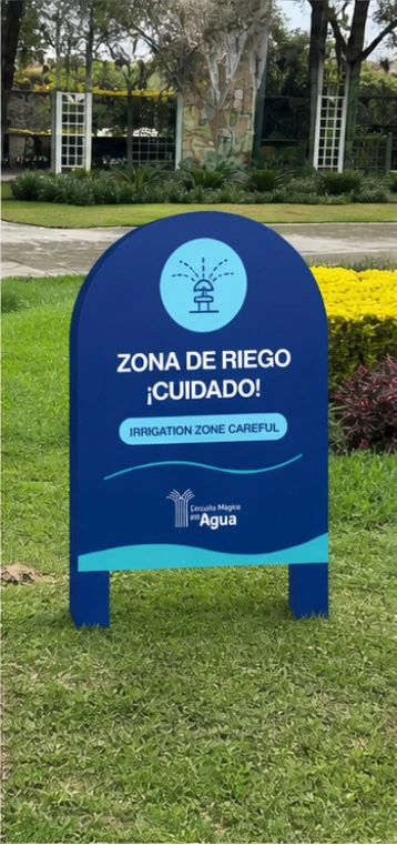 Mockup propuesto: Zona de riego