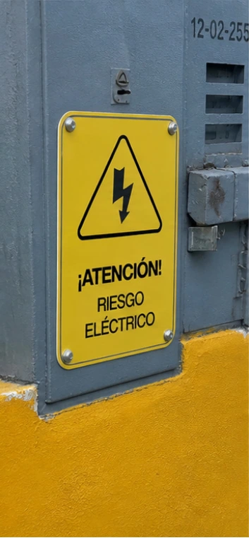 Mockup propuesto: Riesgo eléctrico