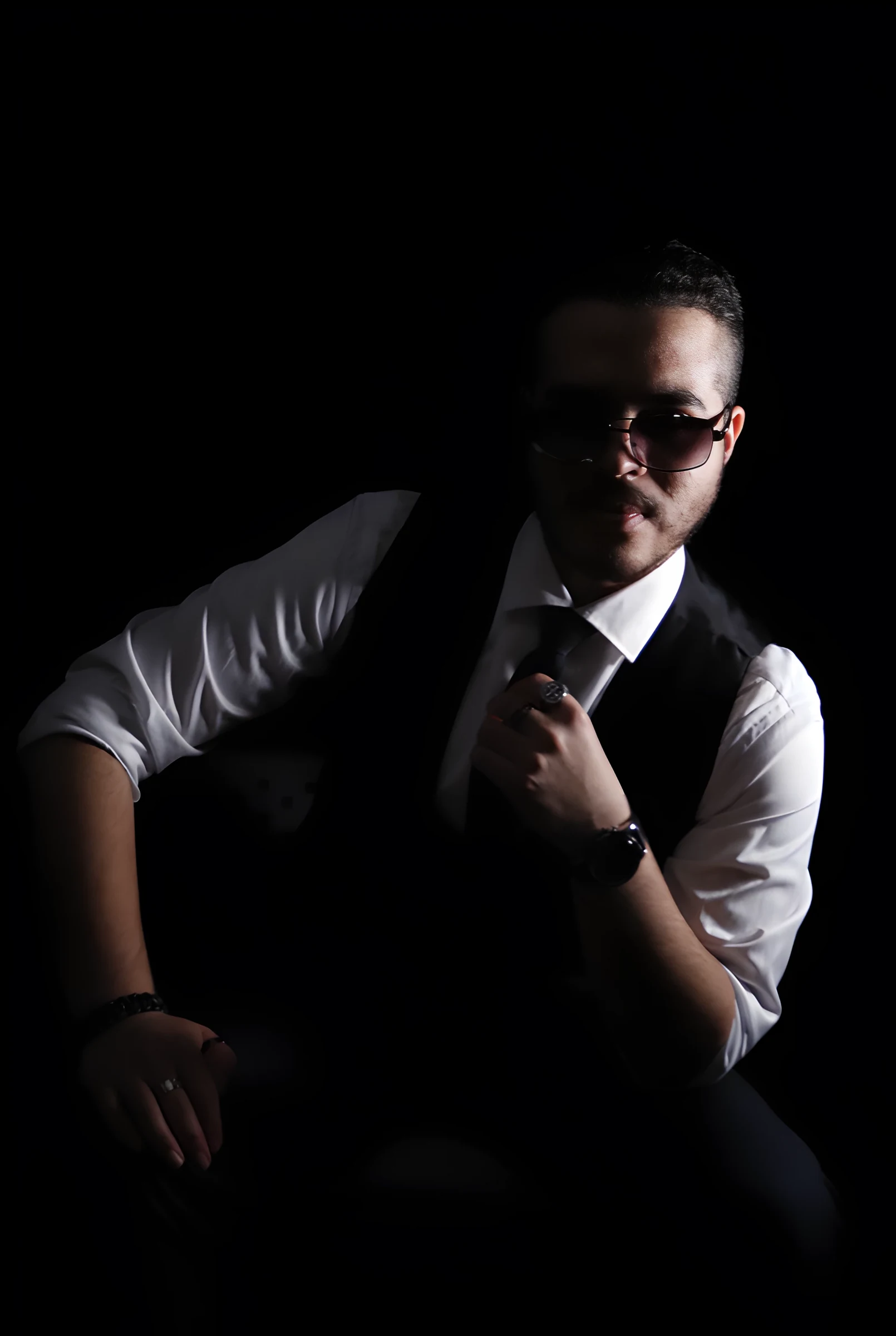 Retrato fotográfico de Gustavo